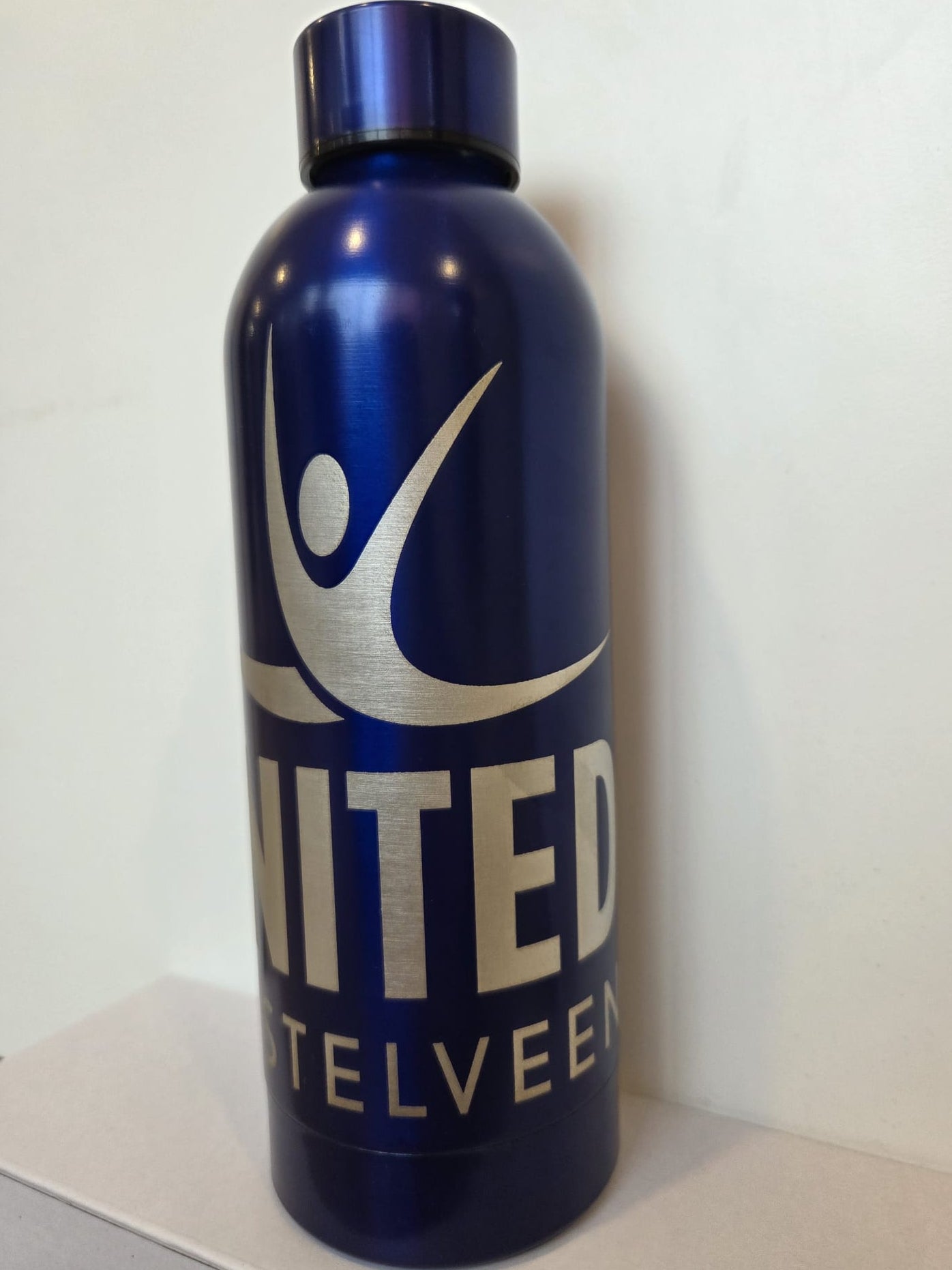 Gegraveerde Stalen Waterfles United